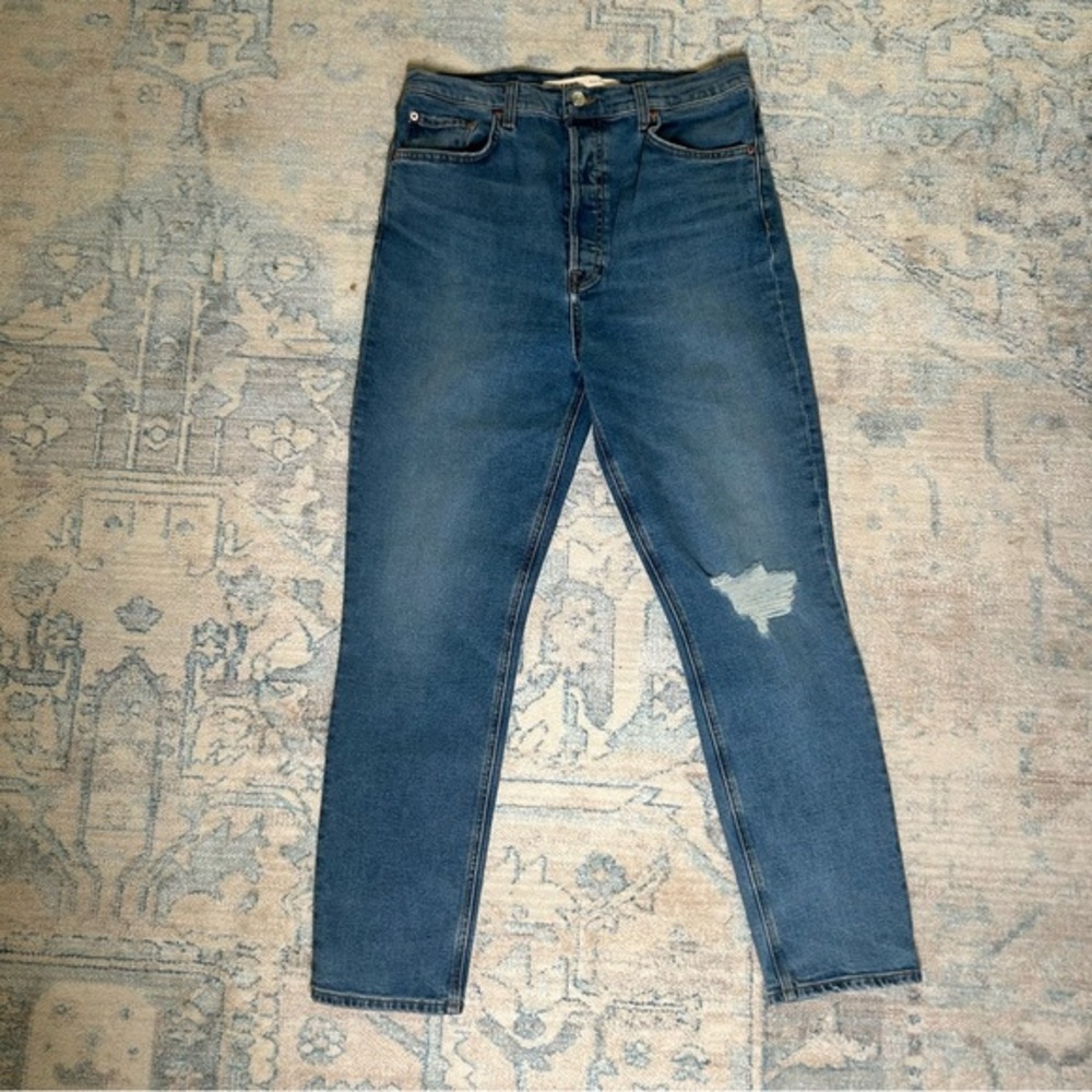 GRLFRND NWOT 30 Jean high rise straight leg